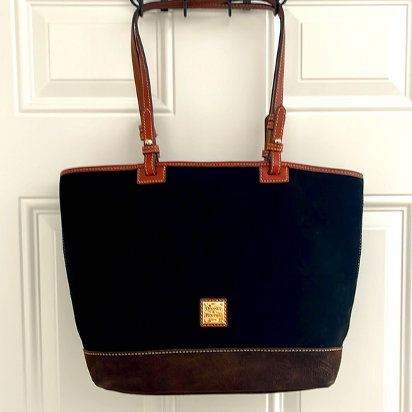 Dooney & Bourke Handbags - Dooney & Bourke Large Suede Shopper Bag